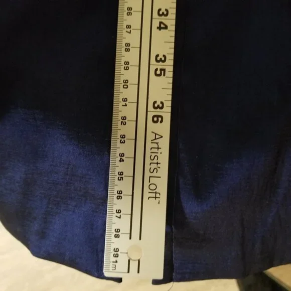 Joseph Ribkoff Midnight Blue Ruched Dress - Picture 11 of 13